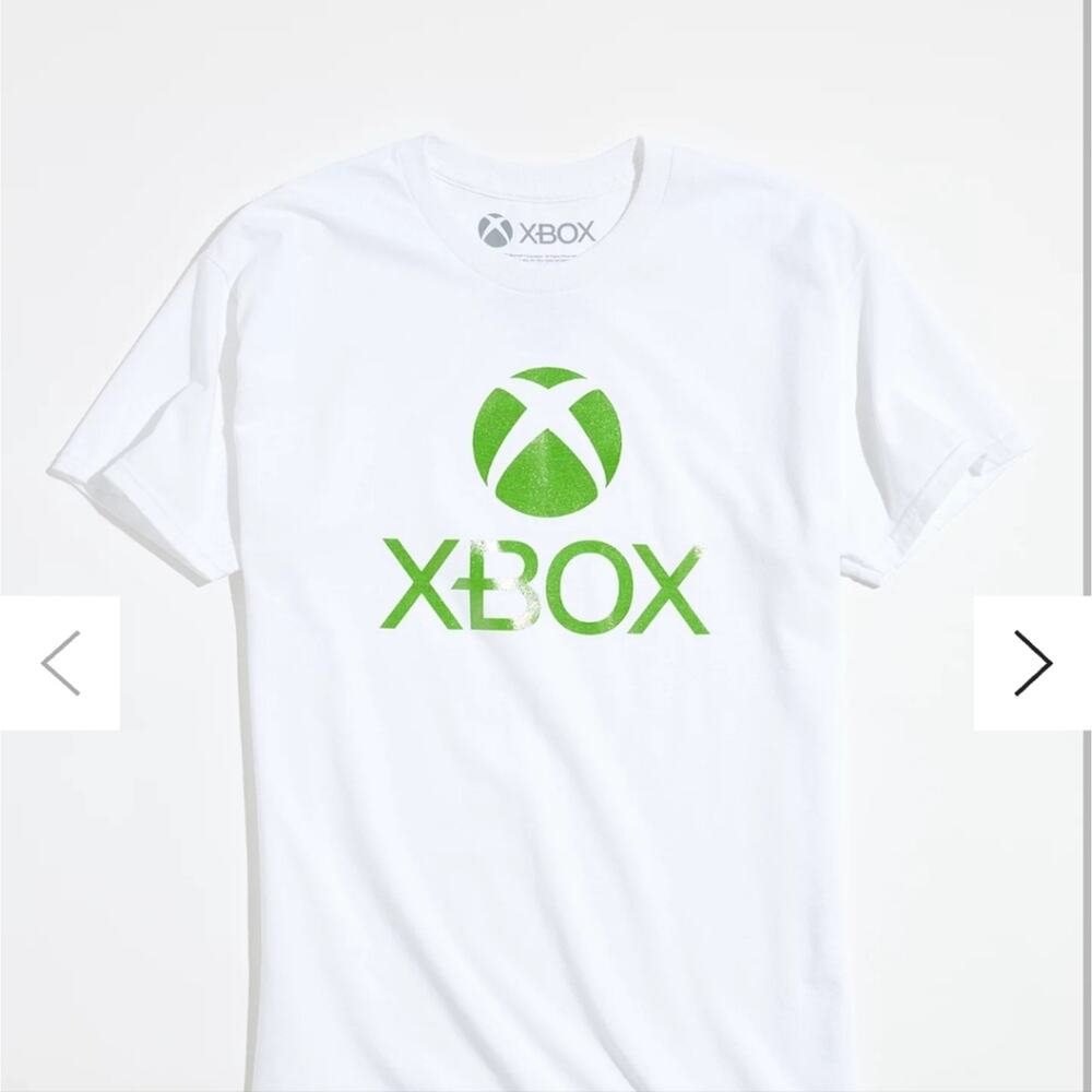 Xbox Unisex Medium Iridescent Logo Adult T-Shirt Original Video Game Gamer Tee